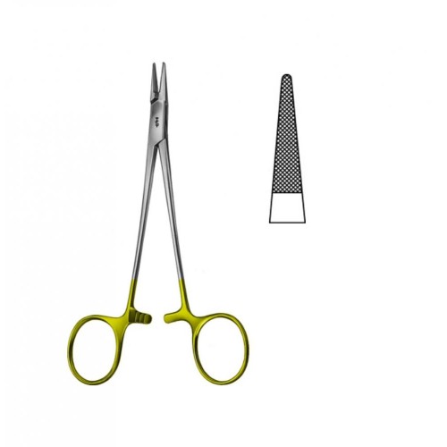 DUROGRIP® Needle Holder, Baby Crile-Wood, serrated, (150mm)