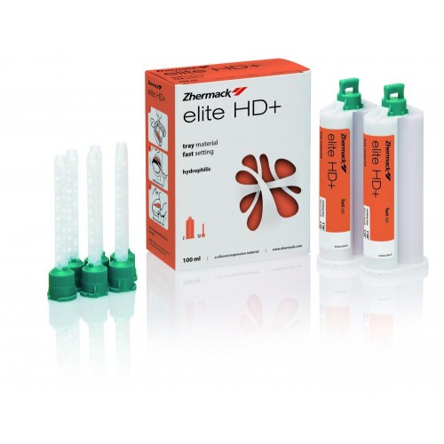 Elite HD+ Tray Material Heavy Body Fast Set (2 x 50ml)