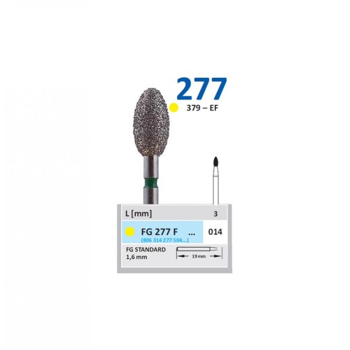 Bur Diamond FG (379) 277F014 Football (5 pcs)