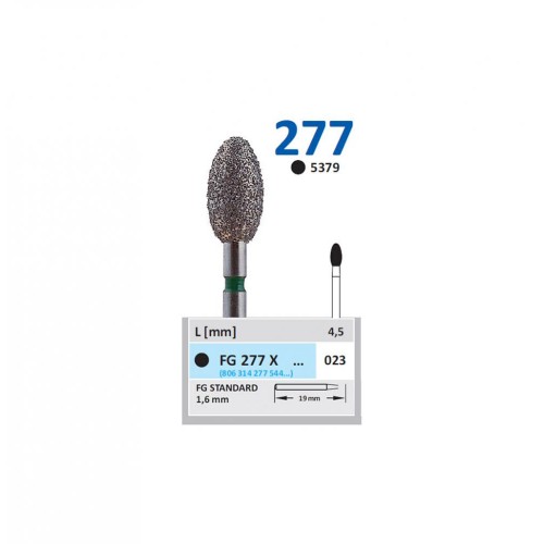Bur Diamond FG (379) 277X023 Football (5 pcs)
