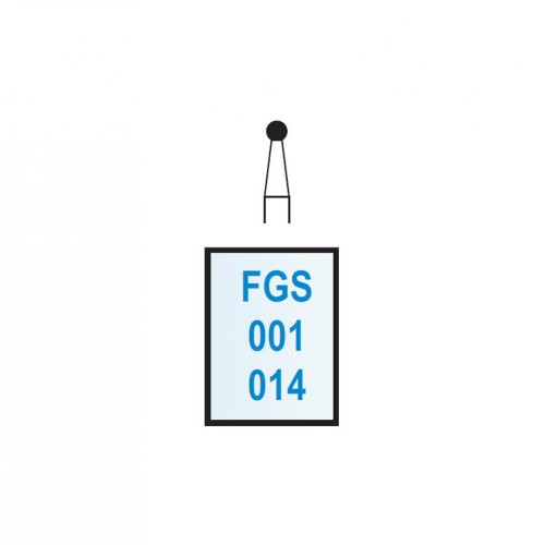 Bur Diamond FGS (801) 001 014 Round Short (5 pcs)