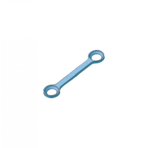 2-hole plate, straight