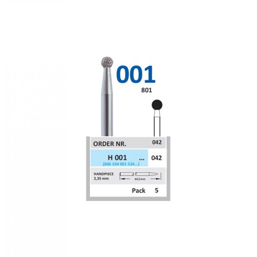 Bur Diamond HP (801) H001 042 Round