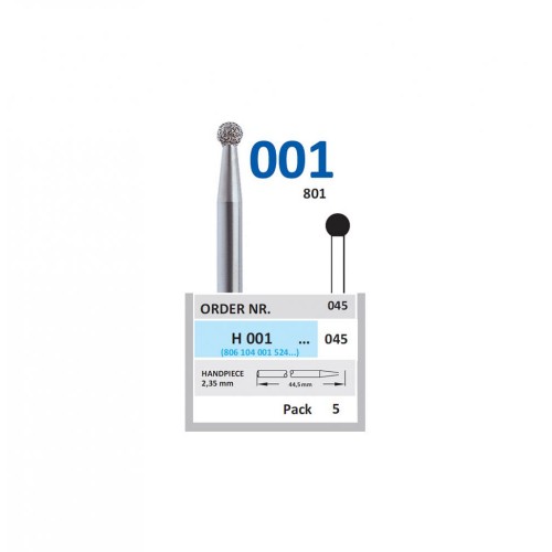 Bur Diamond HP (801) H001 045 Round