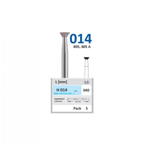 Bur Diamond HP (805) H014 040 Inverted Cone