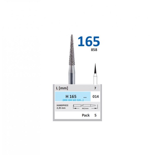 Bur Diamond HP (858) H165 014 Flame (5 pcs)