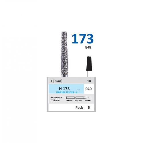 Bur Diamond HP (848) H173 040 Flat End Taper