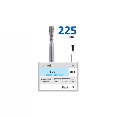 Bur Diamond HP (807) H225 021 Inverted Cone (5 pcs)